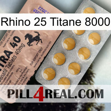 Rhino 25 Titanium 8000 41